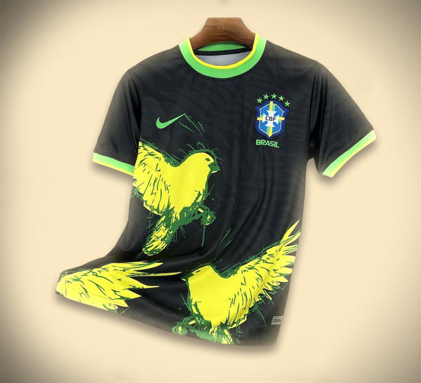 Maillot Concept Brésil Édition Perroquet Noir 2025/2026