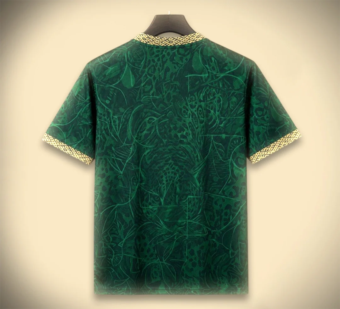 Maillot Concept Brésil Vert et Doré 2026