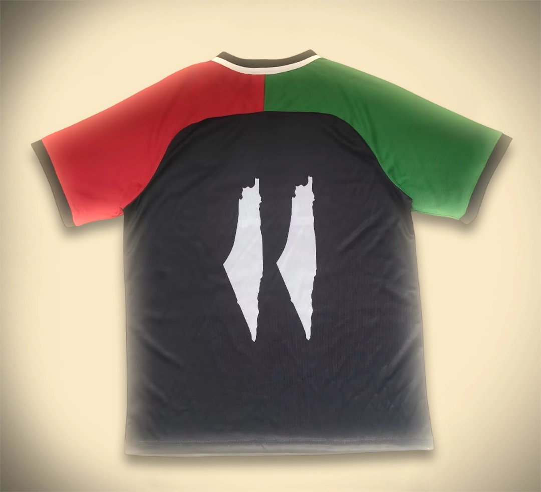 Maillot Palestine Édition "Arabe" Palestine Noir 2025