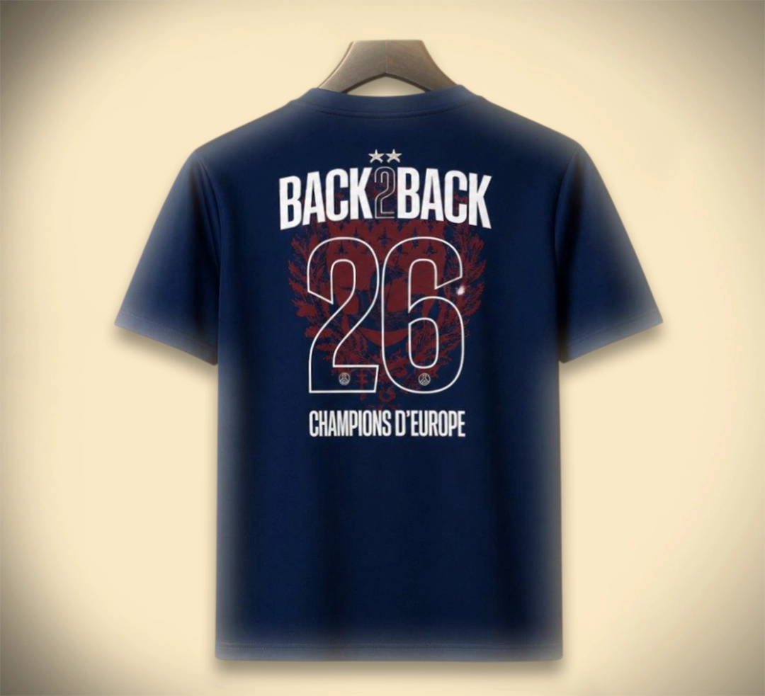 Maillot PSG Domicile Edition "Champion deux fois de suite" 2026