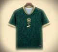 Maillot Concept Brésil Vert et Doré 2026