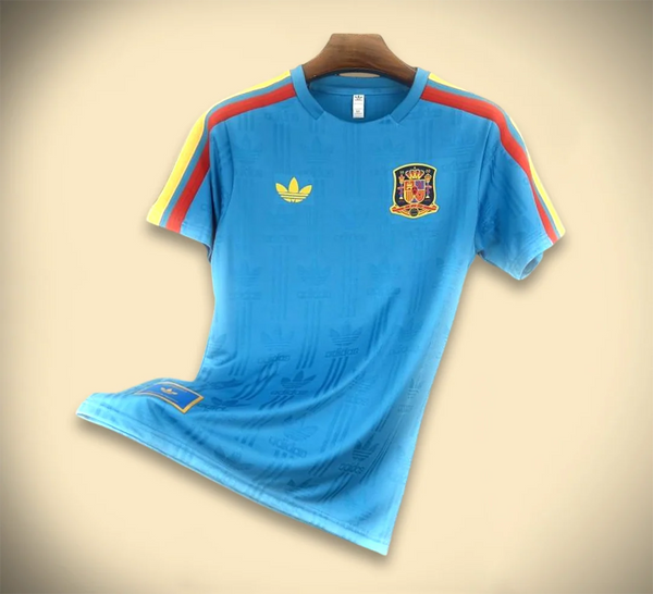 Maillot Espagne Rétro Bleu 2026