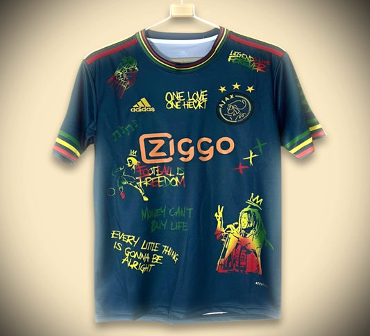 Maillot Ajax Édition Bob Marley Bleu Marine 2026