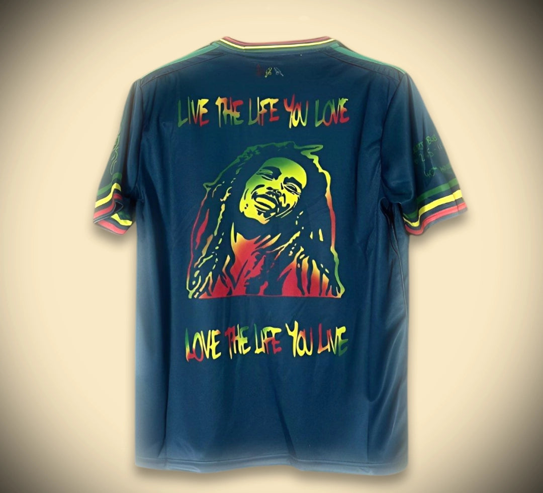 Maillot Ajax Édition Bob Marley Bleu Marine 2026