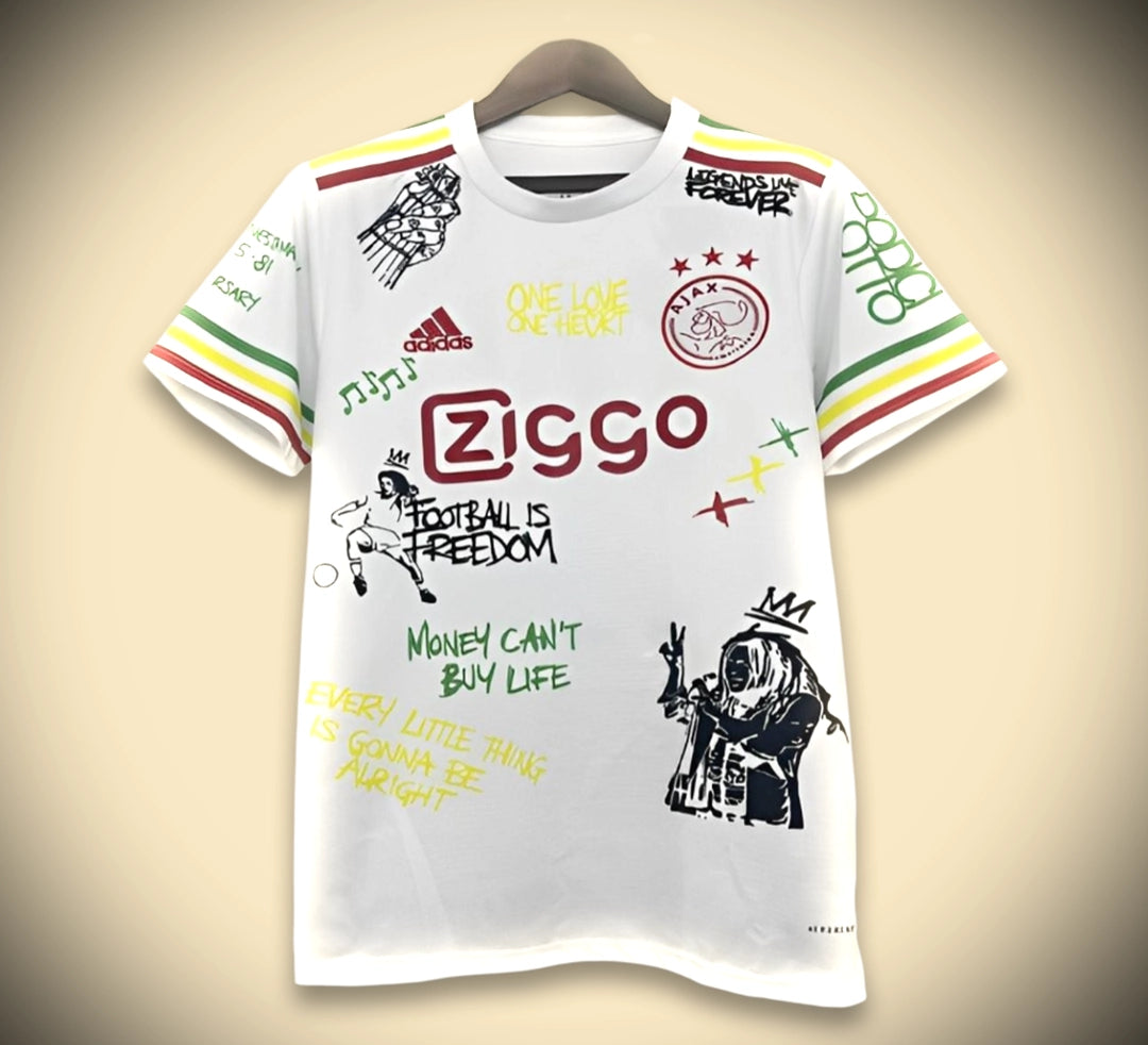 Maillot Ajax Édition Bob Marley 40th Blanc 2026