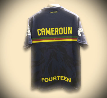 Maillot Cameroun Avant-Match Bleu Marine 25/26