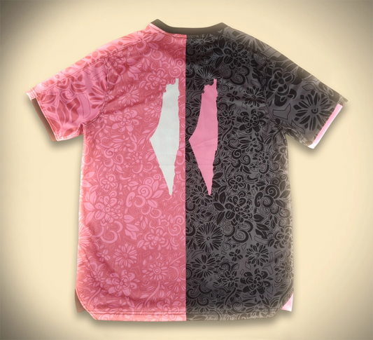 Maillot Concept Palestine Rose Et Noir 2025